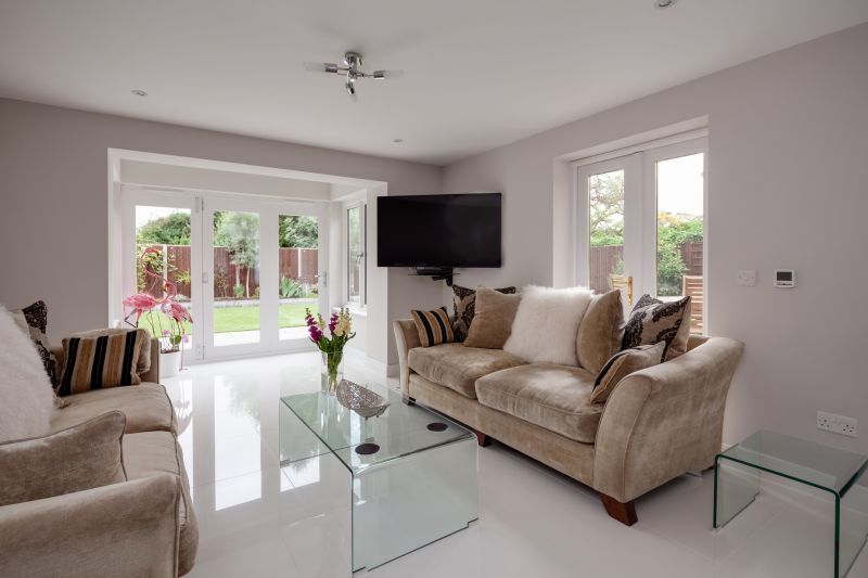 Elegant Living Room Tiling
